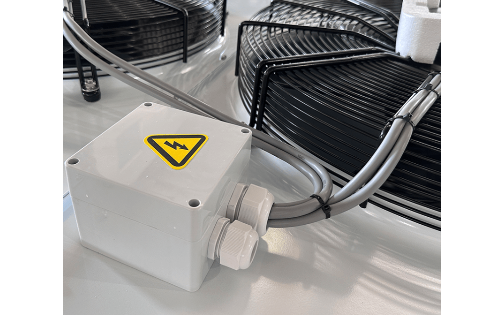 W-Type Dual Fans Air Cooled Condensers For Large Warehouse